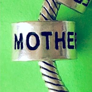 Chamilia MOTHER MADRE MERE Sterling Silver Bracelet Charm Bead